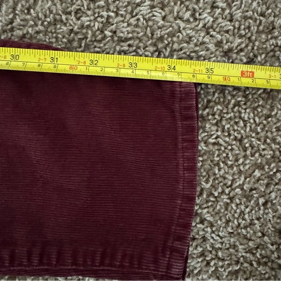 J. Crew Factory Women’s Skinny‎ Corduroy Pants in Red Size 26 - Picture 7 of 7